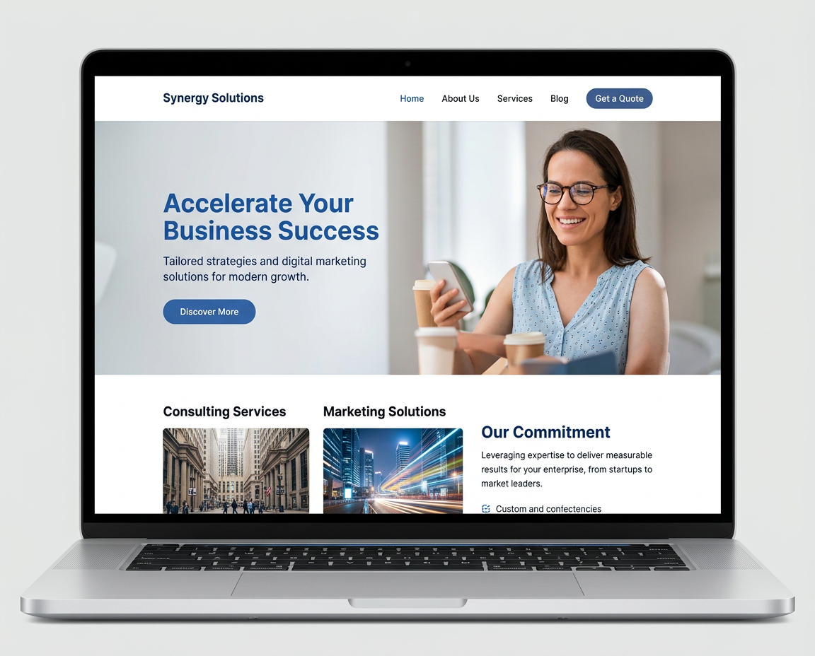 Health & wellness website design concept